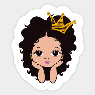 Pretty Black Girl, Black Girl Magic, Black Daughter Sticker